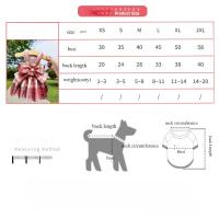 Chaleco de Mascota Cómodo Correa de Pecho a Cuadros Accesorios para Pasear Arneses de Lucha - details 0