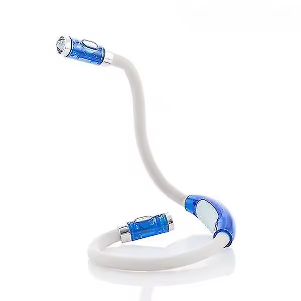 Luz de lectura ajustable para libros, luz azul, 1 unidad - 1