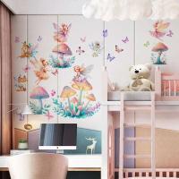 Pegatinas de Hada para Habitación de Niña Decalche de Pared de Castillo de Hongos de Princesa - details 10