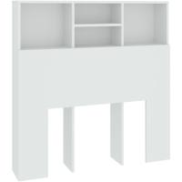 Pared Dormitorio Estantería Habitación Libros Decoraciones Blanco 100x19x103,5 cm - details 0
