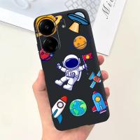 Funda trasera para Xiaomi Poco C65, cubierta suave de silicona líquida mate con estampado de dibujos animados de flores, protección a prueba de golpes - details 23