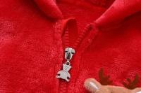 Pelele para bebé recién nacido, monos navideños de franela con capucha para niña de 0 a 1 año, trajes de mono para niño 2024 - details 1