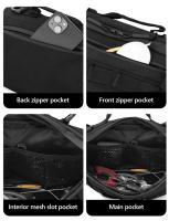 Riñonera táctica pequeña para hombre y mujer, bolsa de cintura para correr, viajar, senderismo, acampar, mochila de pecho - details 8