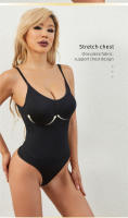 Bodysuit De Control De Abdomen Sin Costuras Para Mujeres Ajustador De Cintura Fajas Colombianas Con Funda De Tanga Slimming Underwear - details 7