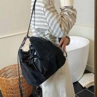 Mochila con lazo plateado de Color sólido, bolso de hombro estilo coreano de gran capacidad, bolso de compras versátil - details 14