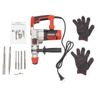 Juego de herramientas de taladro de martillo de demolición de hormigón, martillo neumático eléctrico de 2200W - details 2