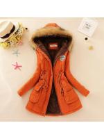 2024 New Autumn Winter Women Cotton Jacket Padded Casual Slim Coat Emboridery Hooded Wadded Warm Overcoat - details 7