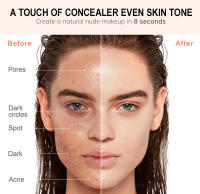 Base correctora Cobertura media Cuidado impecable Adecuado para todo tipo de piel Maquillaje facial en crema perlada - details 2