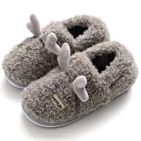 Nuevos zapatos lindos de cuero de ciervo para hombres y mujeres, pantuflas de felpa para interiores para mujeres, diseñador de moda Putian, Rusia, baratos - details 6