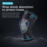 Rodilleras deportivas de alta elasticidad, soporte para codo transpirable, rodilleras de compresión, absorción del sudor, soporte deportivo para rodilla, 1 par - details 8
