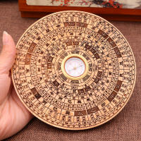 Nuevo Placa completa de madera de Durazno de 2 pulgadas, 3 pulgadas, 5 pulgadas y 6 pulgadas, artesanías, brújula circular Feng Shui, decoración del hogar - details 11