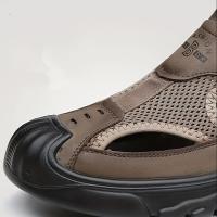 Sandalias Deportivas Transpirables para Hombres Color Sólido, Zapatillas Casuales de Toda Temporada, Ligeras y Duraderas, Antideslizantes con Tejido Superior y Interior, Suela de PU y Plantilla - details 5