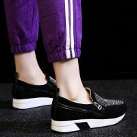 Punta redonda plana con parte inferior gruesa, calzado deportivo informal para mujer, zapatos de gran tamaño - details 11