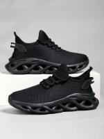 Zapatos deportivos informales para hombre, zapatillas ligeras transpirables, zapatillas de correr negras de malla para exteriores, zapatillas deportivas para correr Tenis para caminar - details 6