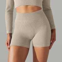 Pantalones cortos deportivos para mujer, mallas transpirables de cintura alta para yoga, correr, ciclismo, entrenamiento, gimnasio, verano - details 31