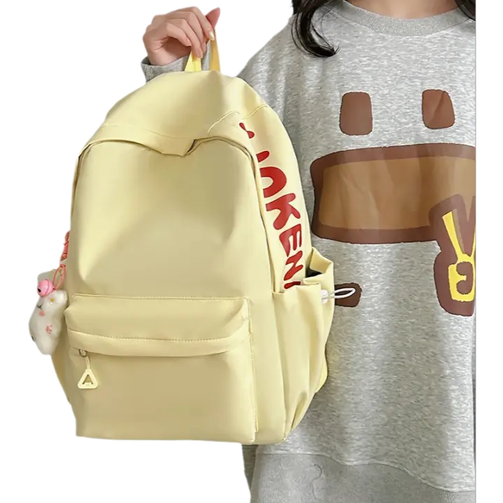 Mochila ligera y sencilla para mujer Turismo japonés Campus versátil mochila para niña Mochila para computadora para estudiantes universitarios - 1