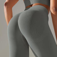 Hamidou-mallas deportivas para mujer, pantalones de Yoga de cintura alta, sin costuras, para correr, Fitness y entrenamiento - details 23