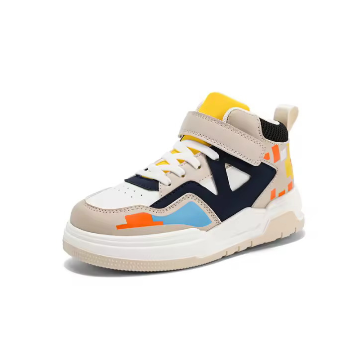 Zapatillas deportivas de cuero de alta calidad para niños y niñas, zapatos de baloncesto para correr, tenis, alta calidad, a la moda - 1
