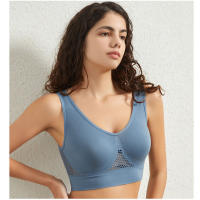 Sujetador deportivo de color sólido para mujer, top de fitness, gimnasio, yoga, entrenamiento atlético, suave, acolchado - details 8
