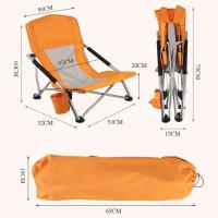 Portavasos con respaldo para sillas plegables portátiles de playa al aire libre, camping, pesca, VIE, barbacoa y muebles de picnic plegables - details 8