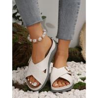 Zapatillas de tacón de cuña a la moda de verano para mujer, zapatos femeninos - details 1