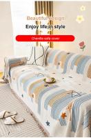 Cubierta de sofá de todo el año con towel de Chenille cubierta completa para sala de estar anti-rasguños de gato - details 0
