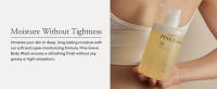 Moisture without tightness, pine grove body wash, refreshing finish without any greasy or tightness