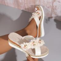 zapatos de zapatilla de tacón de cuña de verano para mujer - details 1
