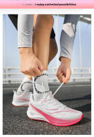 Zapatillas para correr, zapatillas deportivas, absorción de golpes de carreras, zapatillas ultraligeras para correr, niños y adolescentes, estudiantes, carreras de tablero de carbono, transpirables, superficie de malla tejida con mosca - details 1