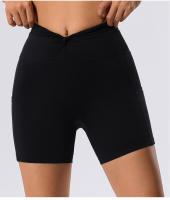 Pantalones Cortos De Deporte Para Mujer, Pantalones De Yoga De Cintura Alta Con 2 Bolsillos Laterales, Mallas Cortas De M - details 16
