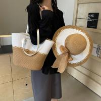 Bolso de Verano de Paja Tejido Bolso Versátil de Alta Gama para Playa y Viajes - details 2