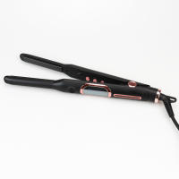 Mini plancha de pelo plana para lápiz, plancha alisadora de barba de calentamiento rápido, plancha plana pequeña para alisador de pelo corto - details 4