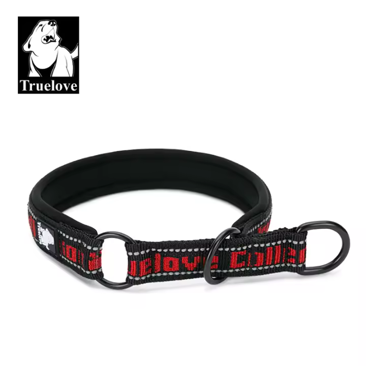 Truelove-Collar de nailon para mascotas, cadena P, ajustable, reflectante, SBR, Neopreno, resistente a tirones, a prueba de explosiones, viaje para perros y gatos, TLC5371 - 1