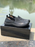Zapatos de cuero de los hombres de cuero genuino hueco transpirable retro zapatos casuales suela suave un pedal perezoso versátil tacón plano zapatos Doudou - details 24