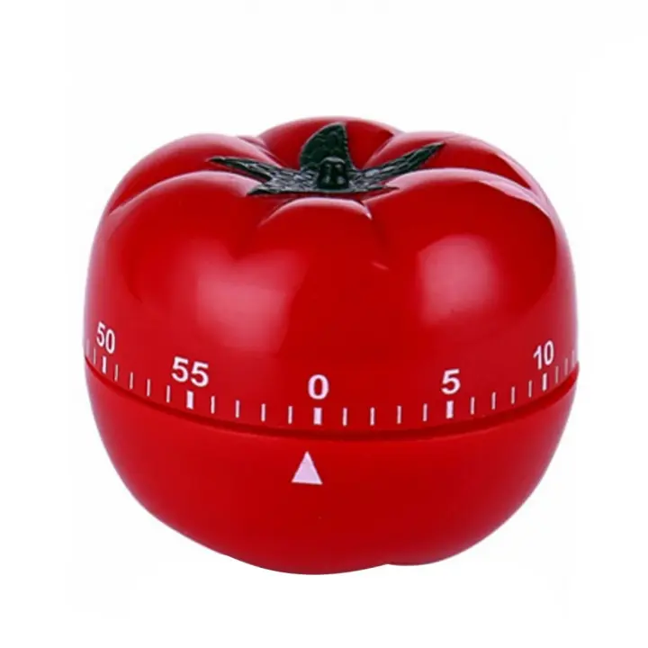 Temporizador de Cuenta regresiva mecánico para cocina, 1-60min, 360 grados, bonito, a la moda, para interiores, tomate práctico - 1
