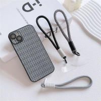 Correa de cordón para teléfono móvil con anillo colgante y correa de muñeca con parche para funda de teléfono celular, llavero de cuerda - details 3
