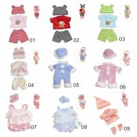 Falda de regalo para niños, suéter, ropa de muñeca, mono, vestido de muñeca de 30cm, pijamas lindos, ropa de muñeca de bebé, muñecas de 12 pulgadas - details 4