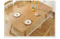 ENCE Mantel transparente de PVC, vinilo, impermeable, resistente al aceite, mesa de comedor rectangular, mantel de cocina - details 6
