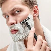 Maquinilla de afeitar de seguridad de doble filo ecológica para mujeres y hombres, 5 cuchillas, afeitadora Manual clásica en húmedo, reutilizable y Giftable - details 4