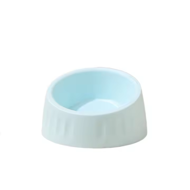 Herramienta de alimentación para mascotas, cuenco de acero inoxidable para gatos, alimentador doble antiderrames para gatos, cuenco de alimentación para mascotas antivuelco multiusos, protección del cuello - 1