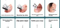 Juego de Manicura Cortaúñas Herramientas de Belleza de 7 Piezas Pala para Orejas - details 21