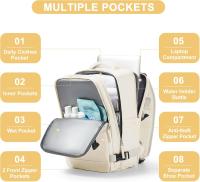 Mochila viaje cabina avion 40x20x25, mochila de viaje para cabina de Ryanair, maleta de cabina para avión, bolsa de cabina Easyjet, equipaje de mano para avión, mochila de senderismo - details 4