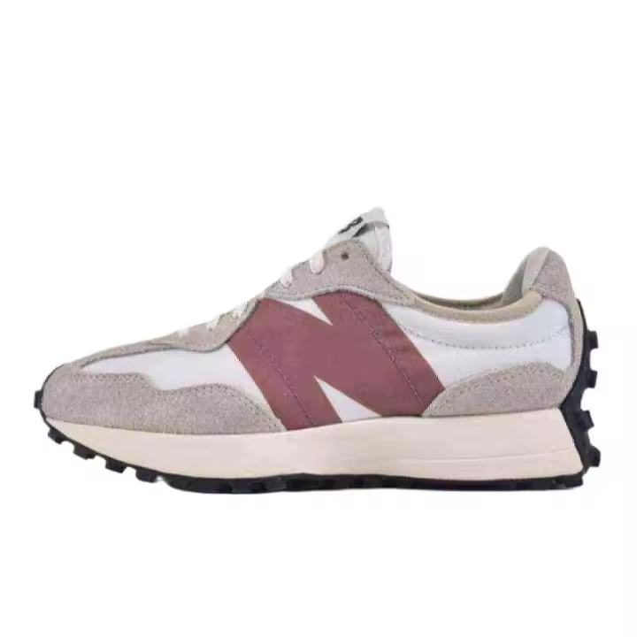 【100% auténtico】 Zapatillas unisex Leten NB 327 Series - Zapatillas para correr grises y rojas - 1
