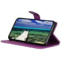 Funda tipo folio con textura de lichi de cuero PU para Google Pixel 9 Pro - details 1
