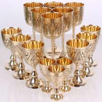 1 Uds 35/80/180/200ml Vintage cobre grabado wer patrón copa agua cáliz Buda Altar beber copa de vino - details 10