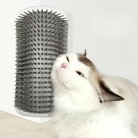 Rascador de esquina para gatos, masajeador de pelo, cepillo lavable para rascar, accesorios para mascotas - details 0
