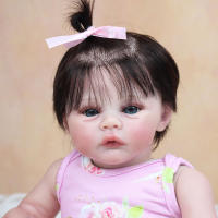 Muñeca Reborn de silicona suave para niña, juguete de bebé de 19 pulgadas, casa de juegos realista, venas visibles, tono de piel 3D, 48 CM - details 1