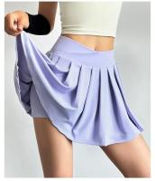 Falda de tenis de ocio para mujer, pantalones cortos con forro interior para porristas de golf, faldas plisadas para correr, deporte atlético, gimnasio y entrenamiento - details 17