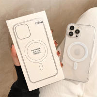 Funda de Carga Inalámbrica Magnético Magsafe para iPhone Funda Transparente Original para Modelos 16, 15, 14, 13, 12, 11 Plus, Mini, Pro Max, Xs, Xr, 7, 8 - details 0