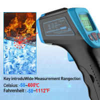 Termómetro Industrial Infrarrojo de Alta Temperatura GM320S Nuevo -58~1112℉ LCD Puntero Láser Plástico Recomendado para Barbacoa Uso en Cocina - details 7